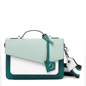 ‼️RARE‼️🎸COBBLE HILL🎸🔥NWT🔥LEATHER CROSSBODY BAG in GREEN